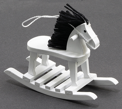 Rocking Horse, White